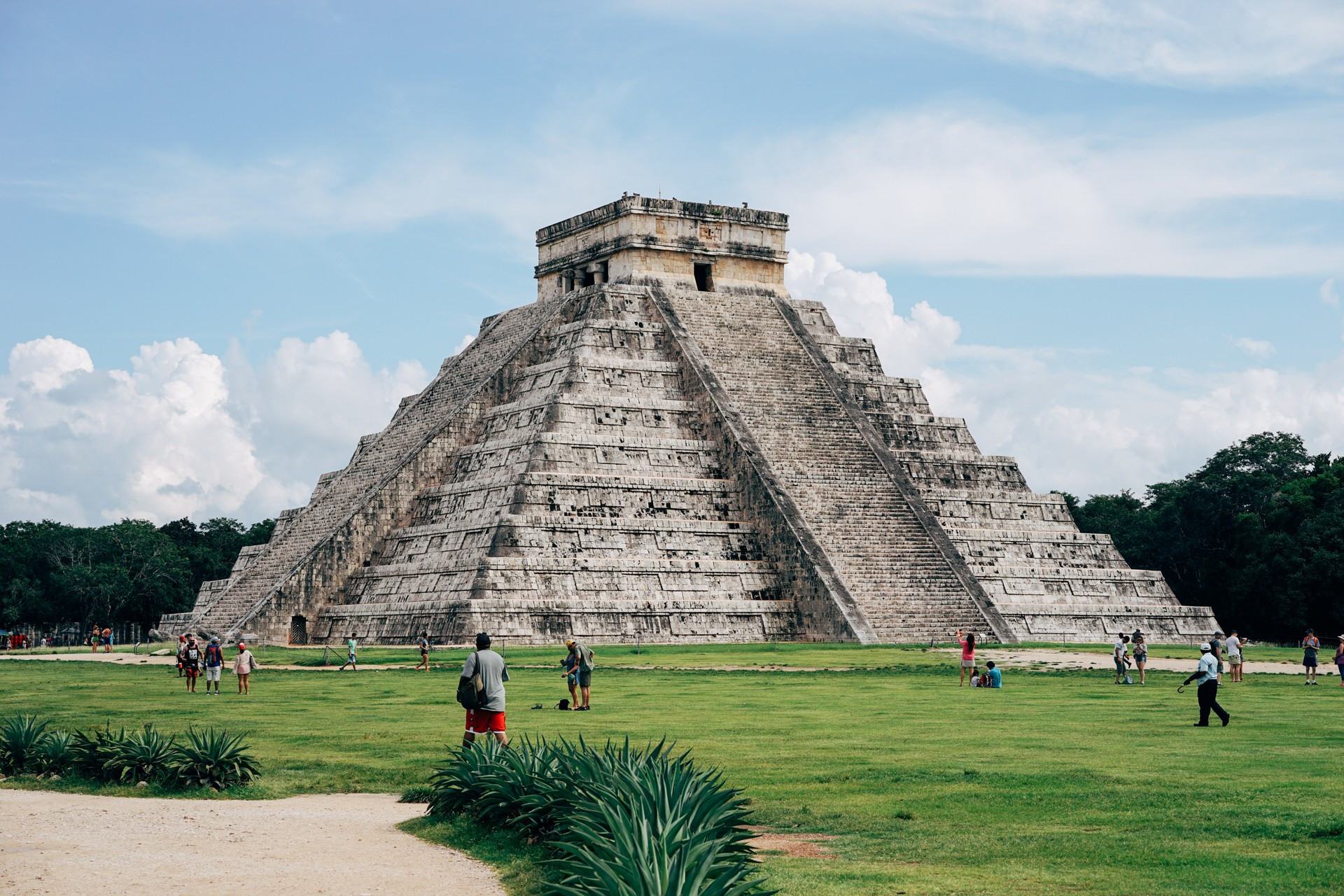 De wereldwonder Chichen Itza in Mexico